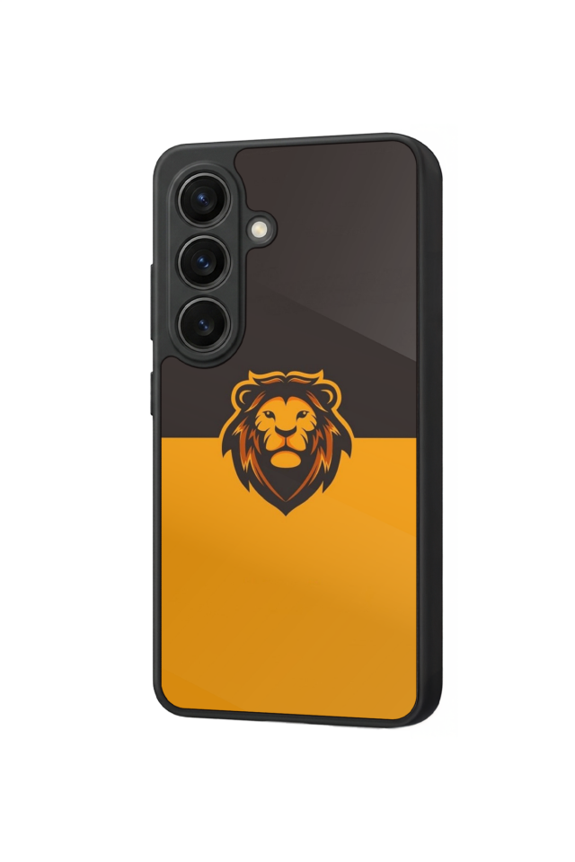 Samsung Galaxy S26 Uyumlu Aslan Tasarımlı Glossy Premium Kılıf