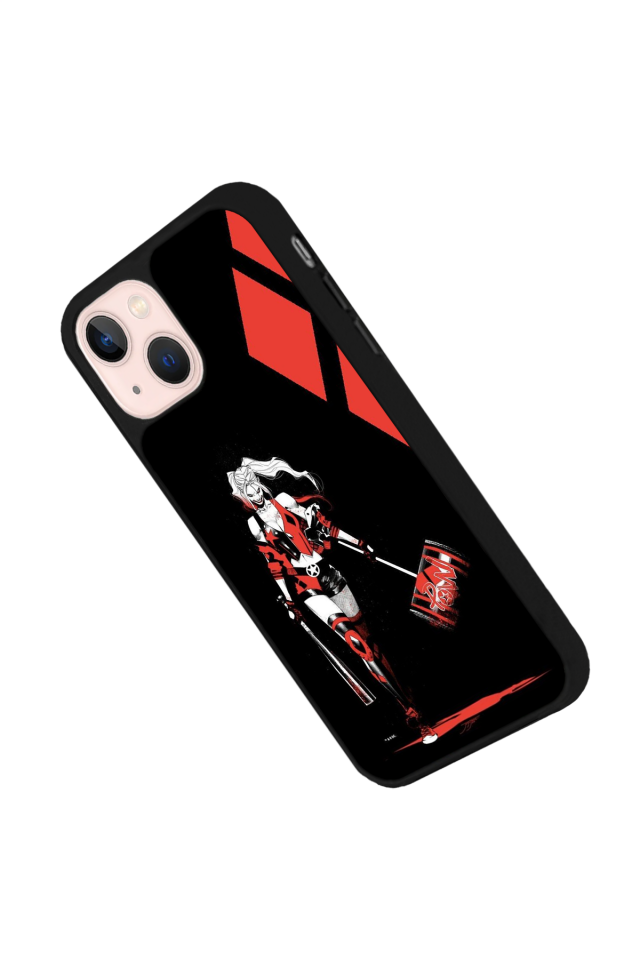 iPhone 15 Uyumlu HarleyQueen Tasarımlı Glossy Premium Kılıf