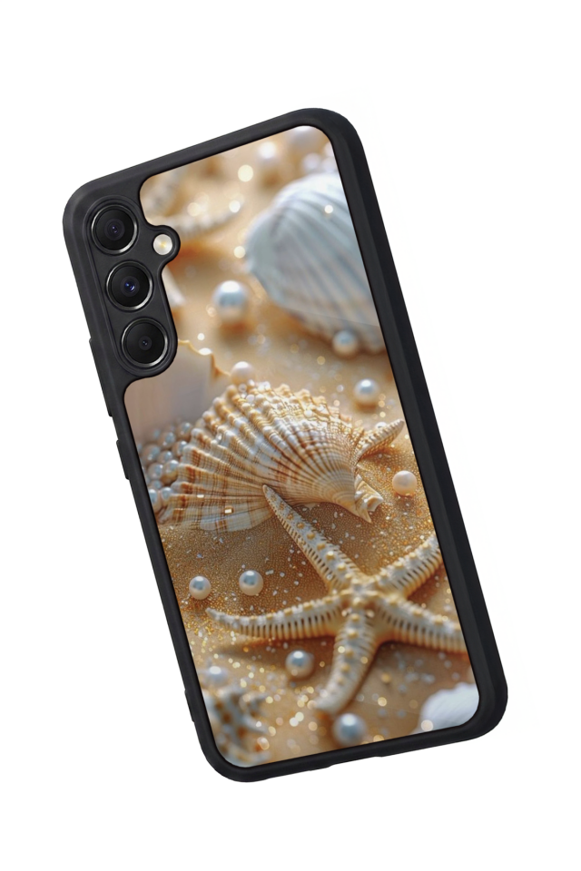 Samsung Galaxy A34 Uyumlu  İnci Tasarımlı Glossy Premium Kılıf