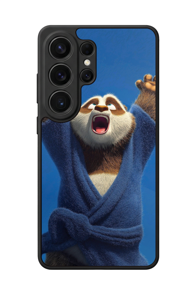 Samsung Galaxy S26 Ultra Uyumlu Kung Fu Panda Tasarımlı Glossy Premium Kılıf