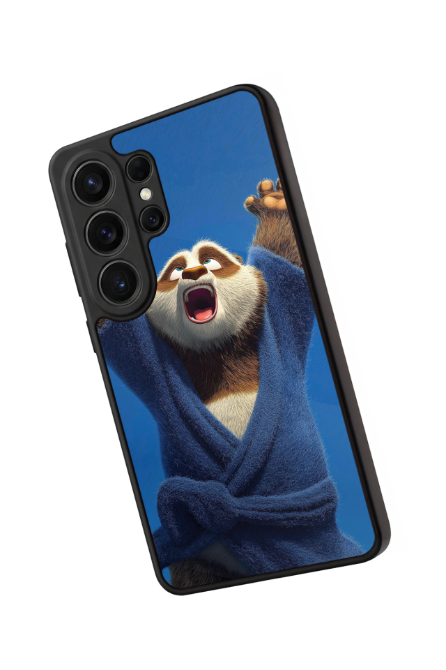 Samsung Galaxy S26 Ultra Uyumlu Kung Fu Panda Tasarımlı Glossy Premium Kılıf