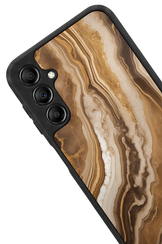 Samsung Galaxy A14 Uyumlu Mermer Marble Tasarımlı Glossy Premium Kılıf