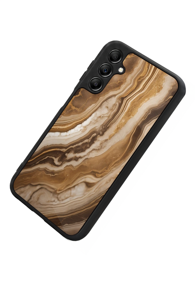 Samsung Galaxy A14 Uyumlu Mermer Marble Tasarımlı Glossy Premium Kılıf