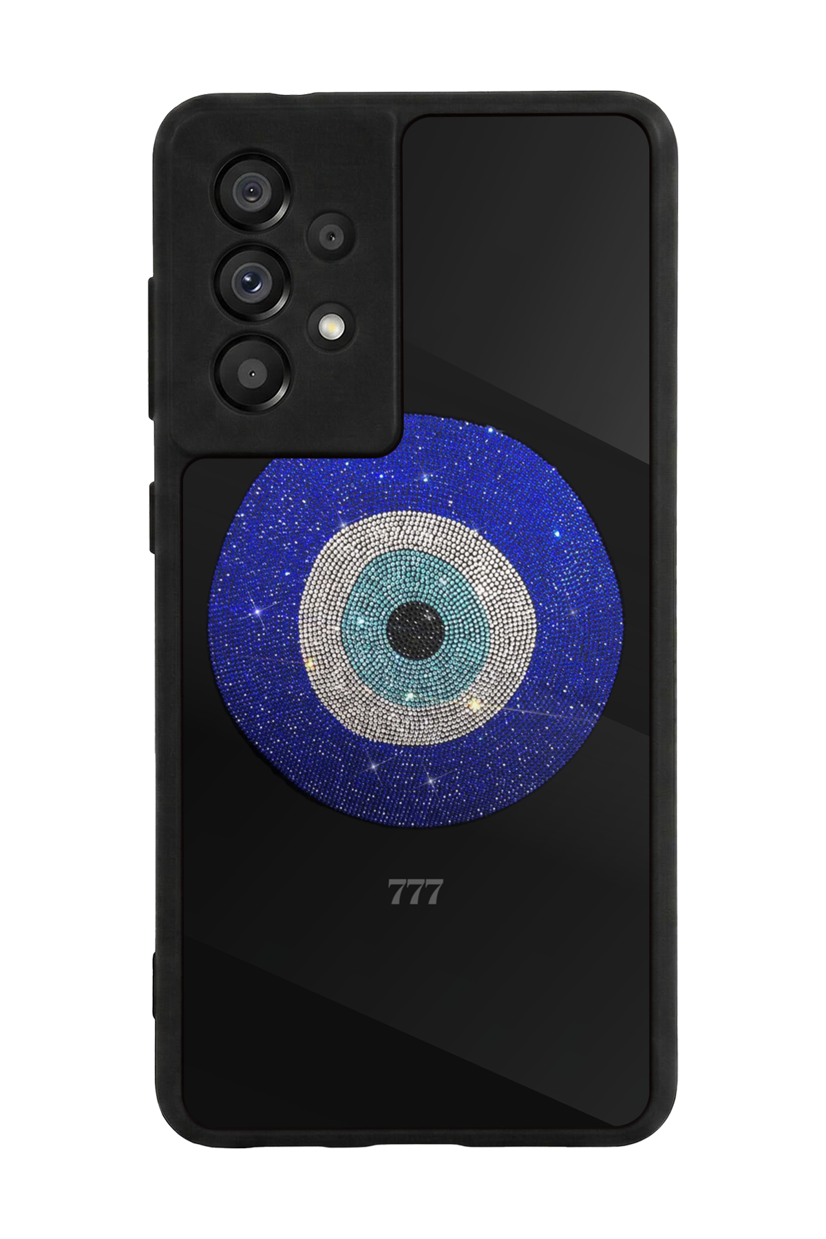 Samsung Galaxy A73 Uyumlu Nazar Tasarımlı Glossy Premium Kılıf