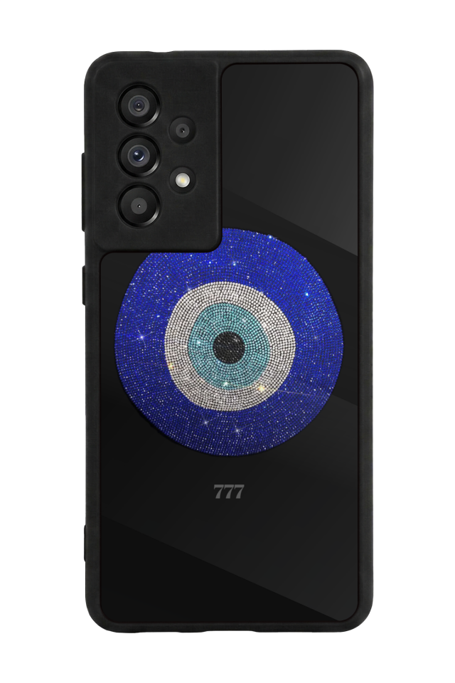 Samsung Galaxy A73 Uyumlu Nazar Tasarımlı Glossy Premium Kılıf