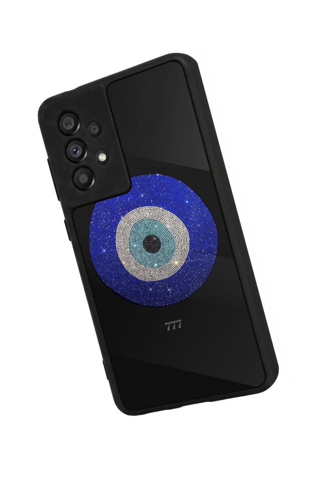 Samsung Galaxy A73 Uyumlu Nazar Tasarımlı Glossy Premium Kılıf
