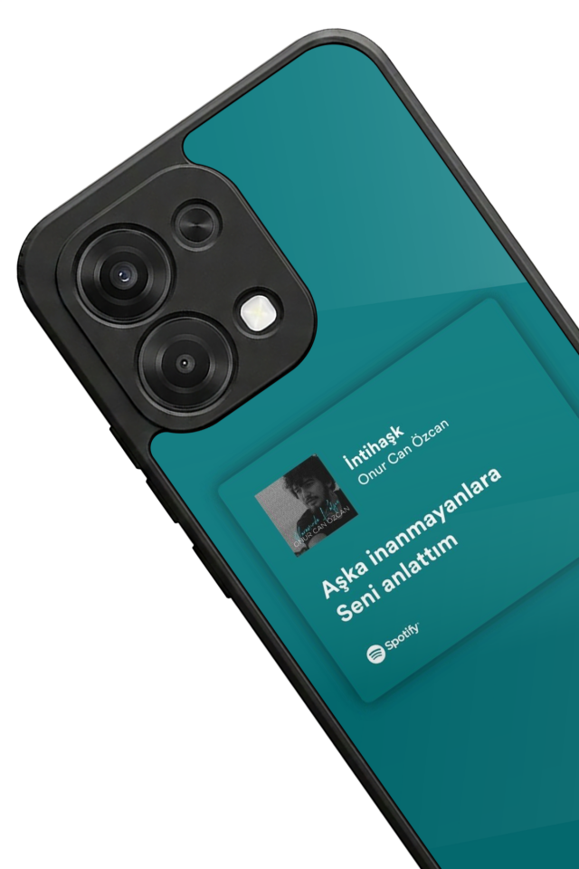 Oppo A6 Pro Uyumlu Sarki Sozleri Tasarımlı Glossy Premium Kılıf