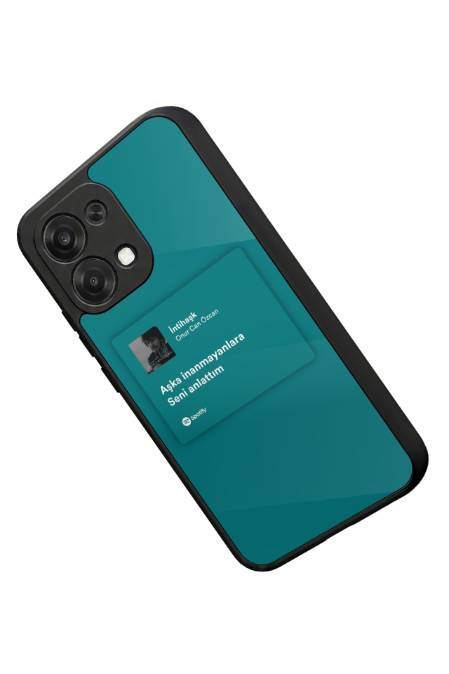 Oppo A6 Pro Uyumlu Sarki Sozleri Tasarımlı Glossy Premium Kılıf