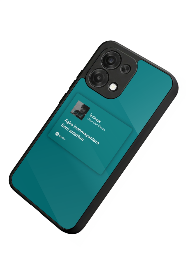 Oppo A6 Pro Uyumlu Sarki Sozleri Tasarımlı Glossy Premium Kılıf