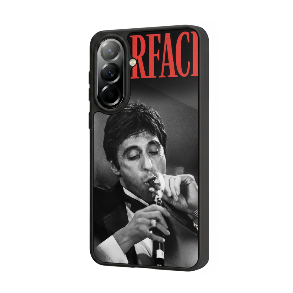 Samsung Galaxy A57 Uyumlu Scarface Tasarımlı Glossy Premium Kılıf