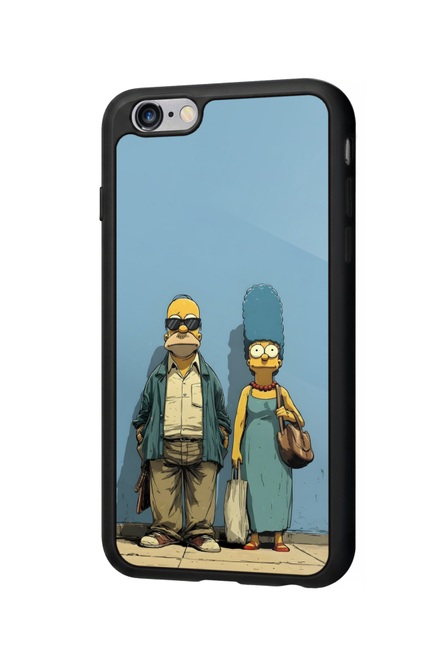 iPhone 6s Plus Uyumlu The Simpsons Tasarımlı Glossy Premium Kılıf