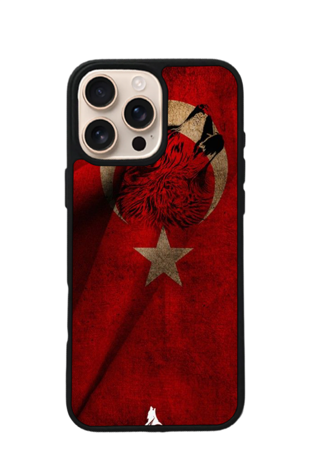 iPhone 16 Pro Max Uyumlu TürkBayragi Tasarımlı Glossy Premium Kılıf