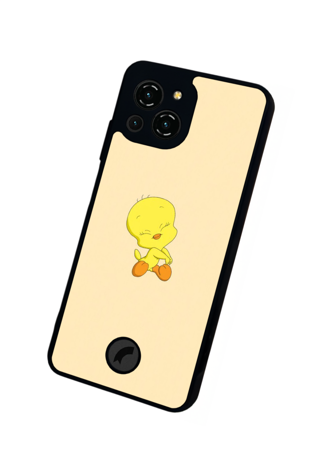 Reeder S23 Pro Max Uyumlu tweety Tasarımlı Glossy Premium Kılıf