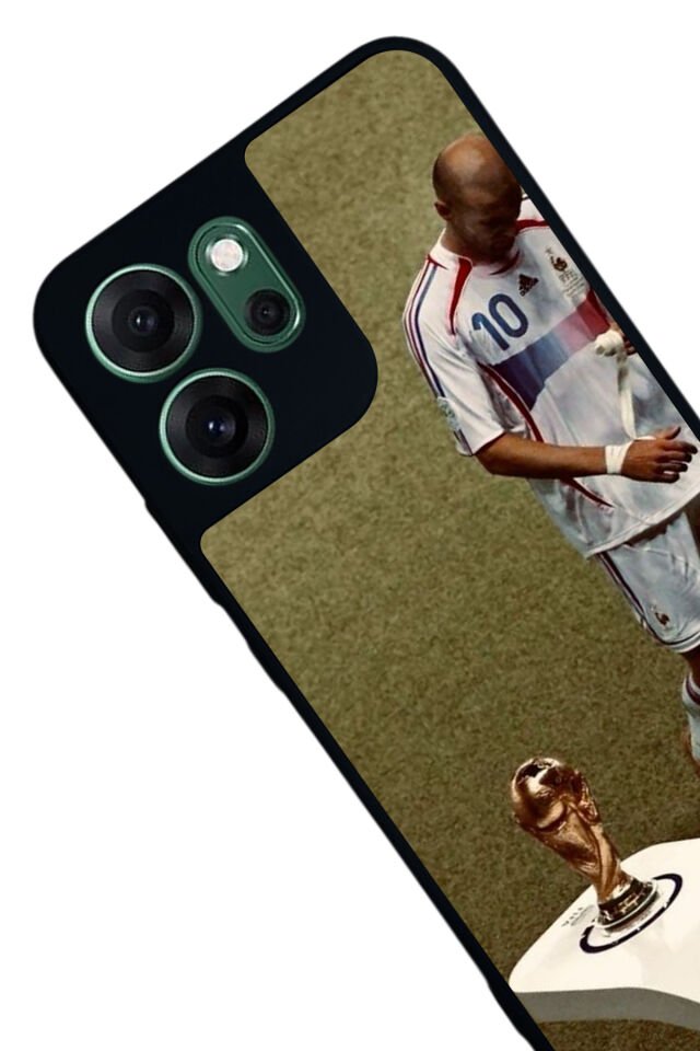 Oppo Reno 14F Uyumlu Zidane Tasarımlı Glossy Premium Kılıf