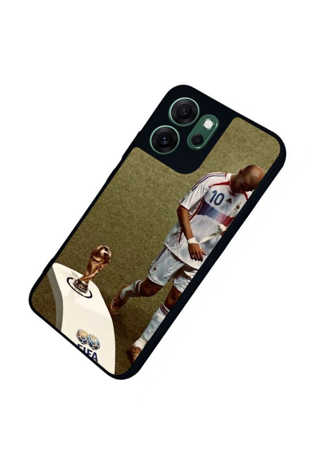 Oppo Reno 14F Uyumlu Zidane Tasarımlı Glossy Premium Kılıf
