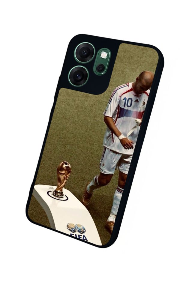 Oppo Reno 14F Uyumlu Zidane Tasarımlı Glossy Premium Kılıf