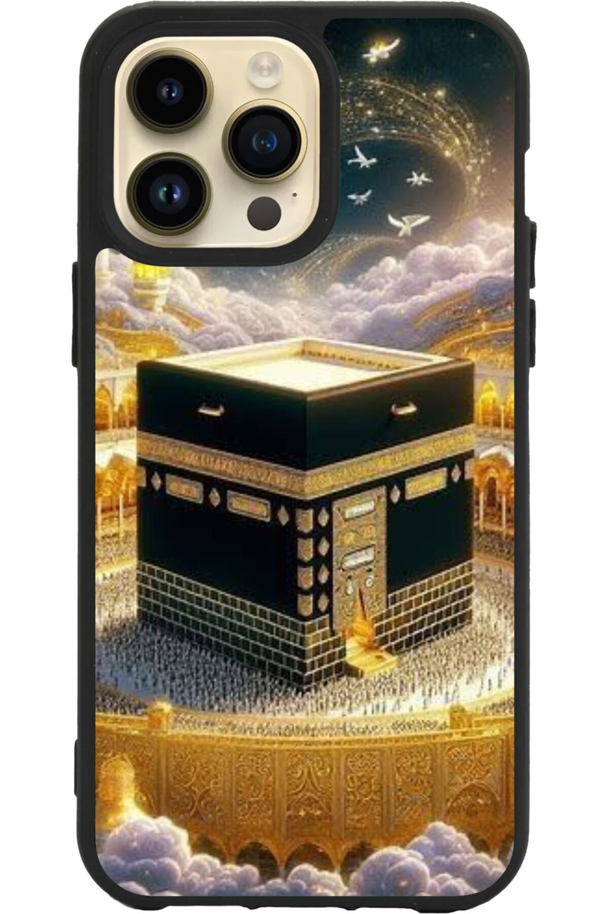 Apple iPhone 16 Pro Siyah Silikon Kılıf Çiziklere ve Darbelere Karşı Koruma