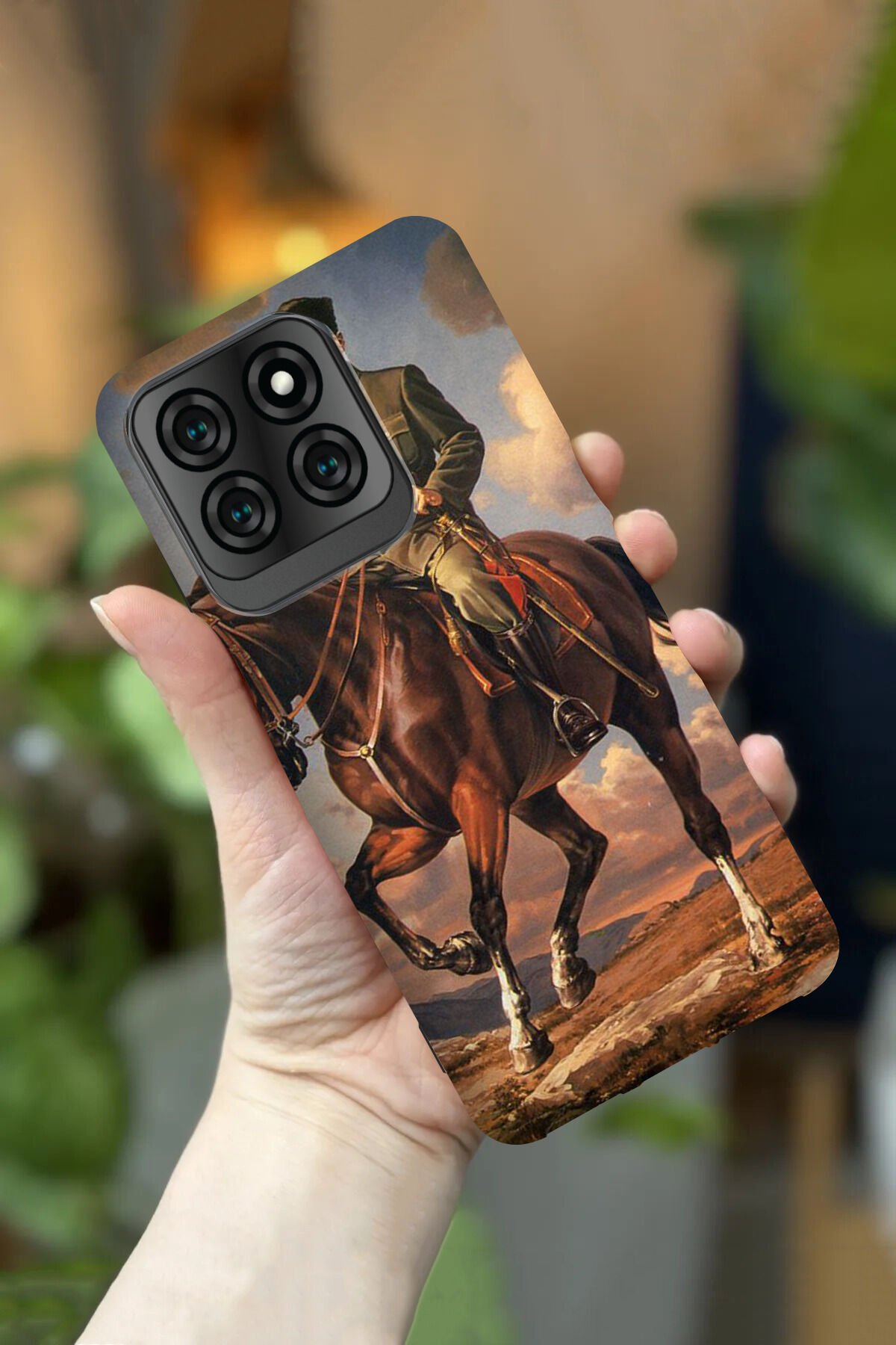 Reeder S71 Uyumlu Kamera Korumalı Atatürk Desenli HD Baskılı Silikon Kılıf