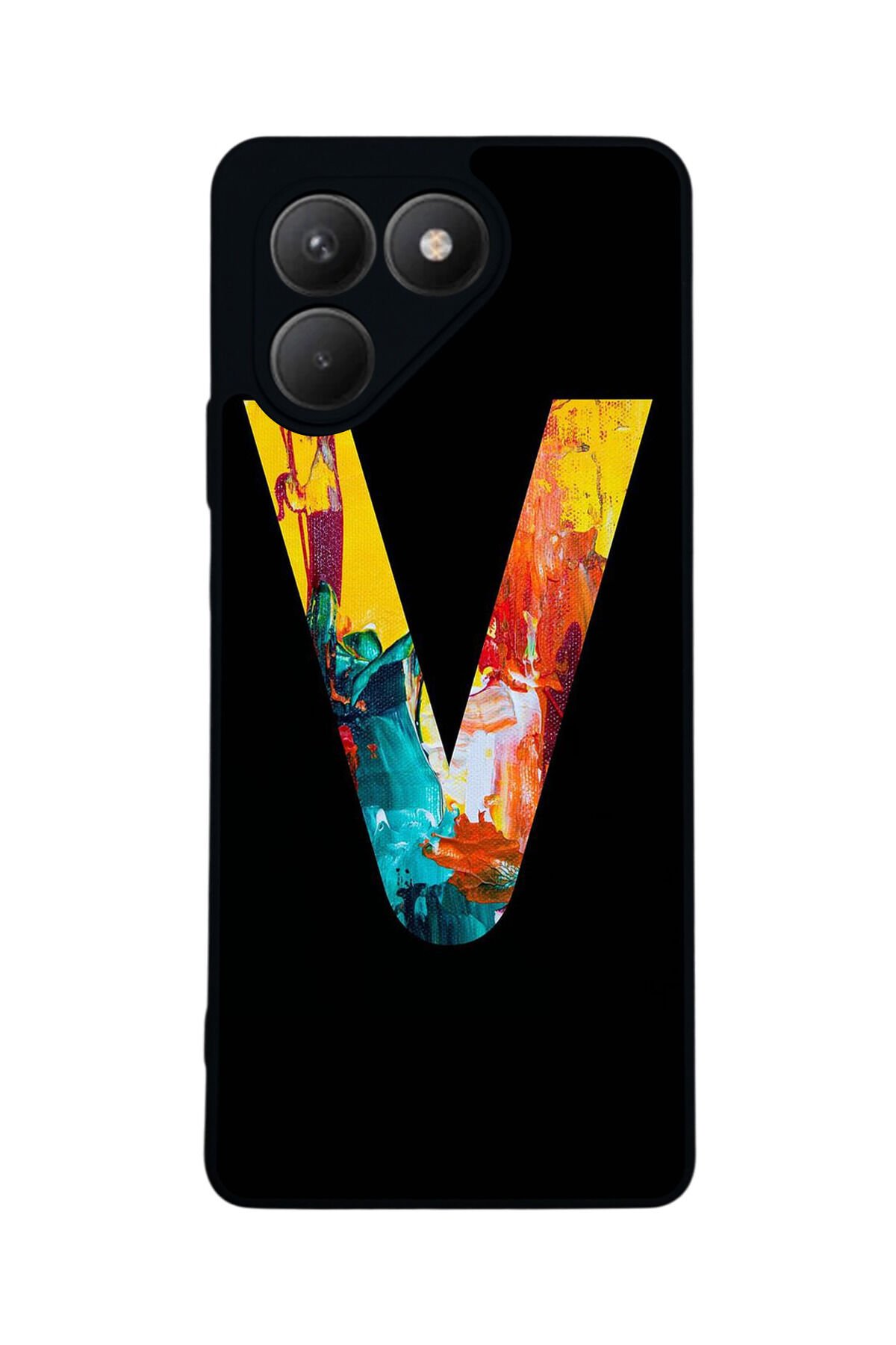 Tecno Pova 7 Mat Uyumlu Siyah Kılıf – Yumuşak Silikon, Koruyucu, Şok Emici Kapak