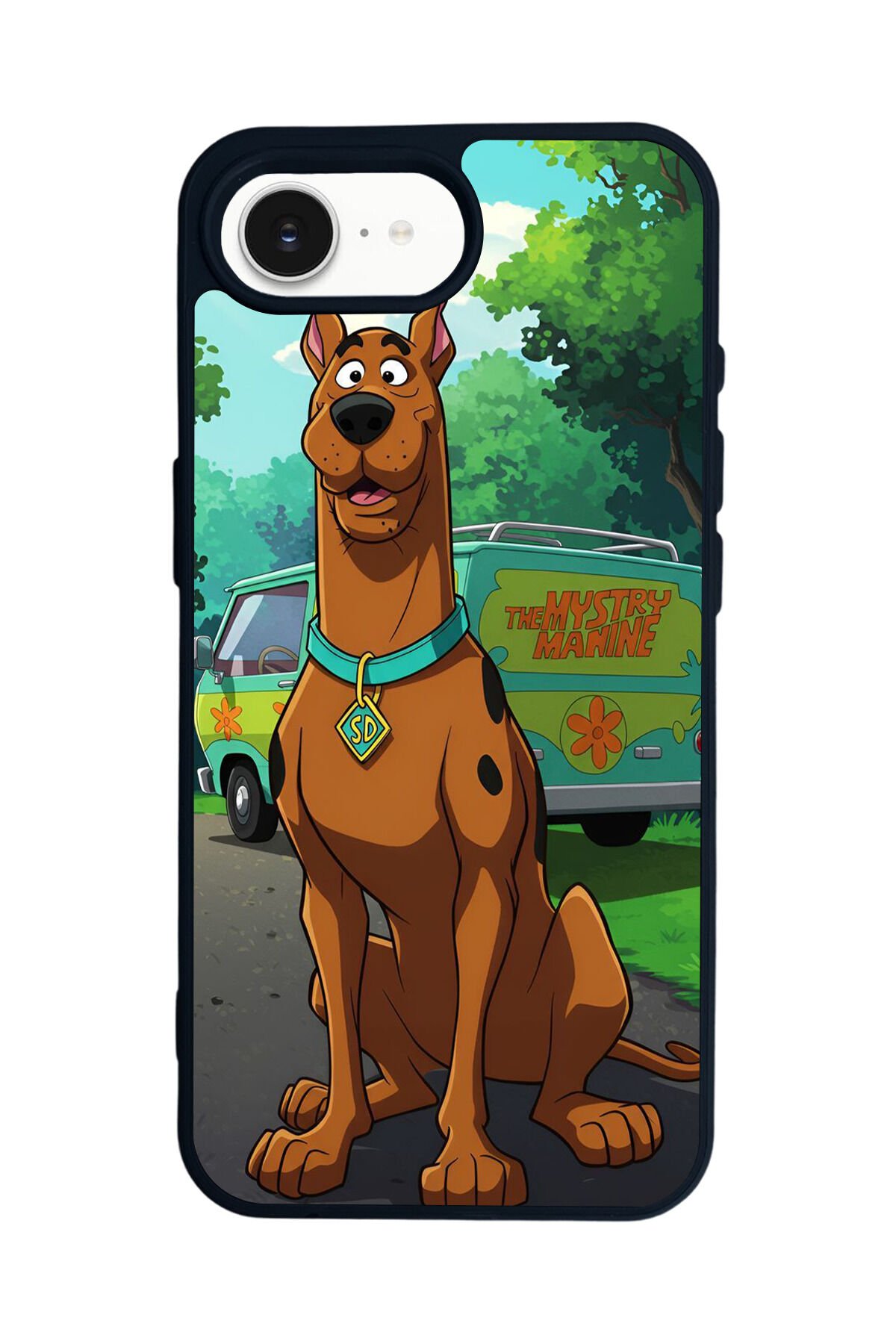 iPhone 16E Uyumlu Scooby Doo Tasarımlı Glossy Premium Kılıf