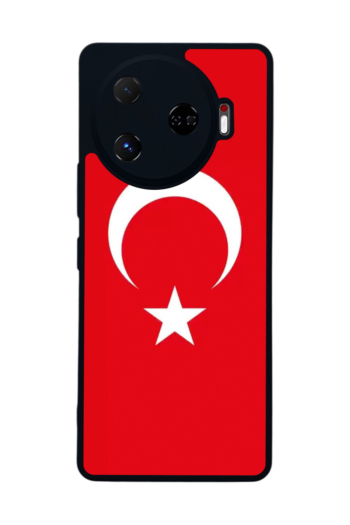 Tecno Camon 30 Pro Uyumlu Türk Bayragi Tasarımlı Glossy Premium Kılıf