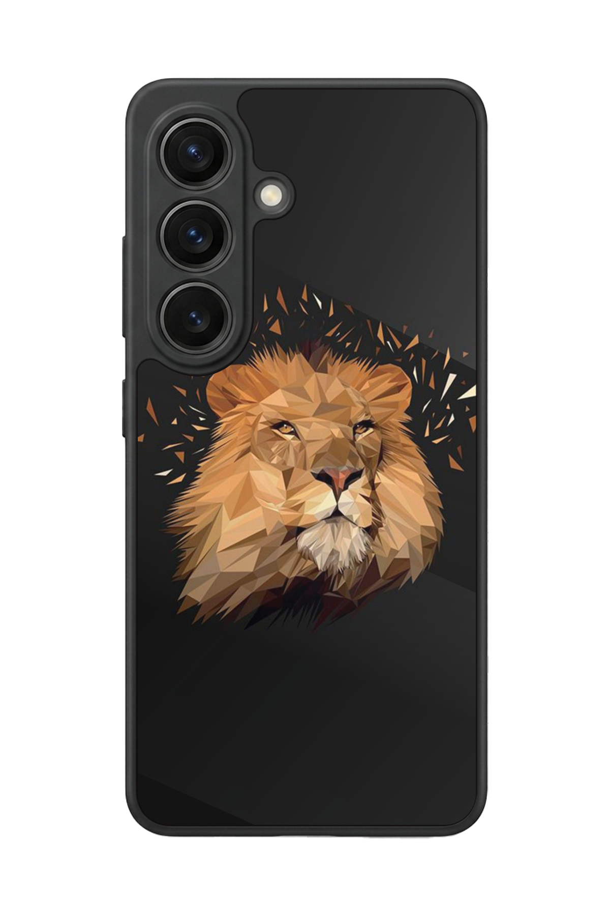 Samsung Galaxy S26 Uyumlu Aslan Tasarımlı Glossy Premium Kılıf