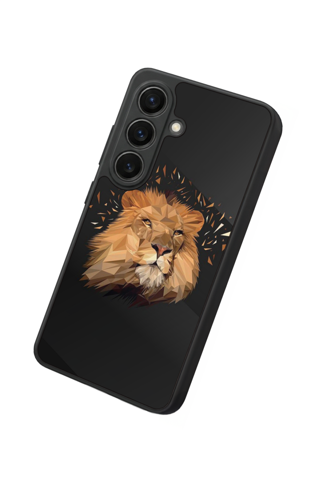 Samsung Galaxy S26 Uyumlu Aslan Tasarımlı Glossy Premium Kılıf