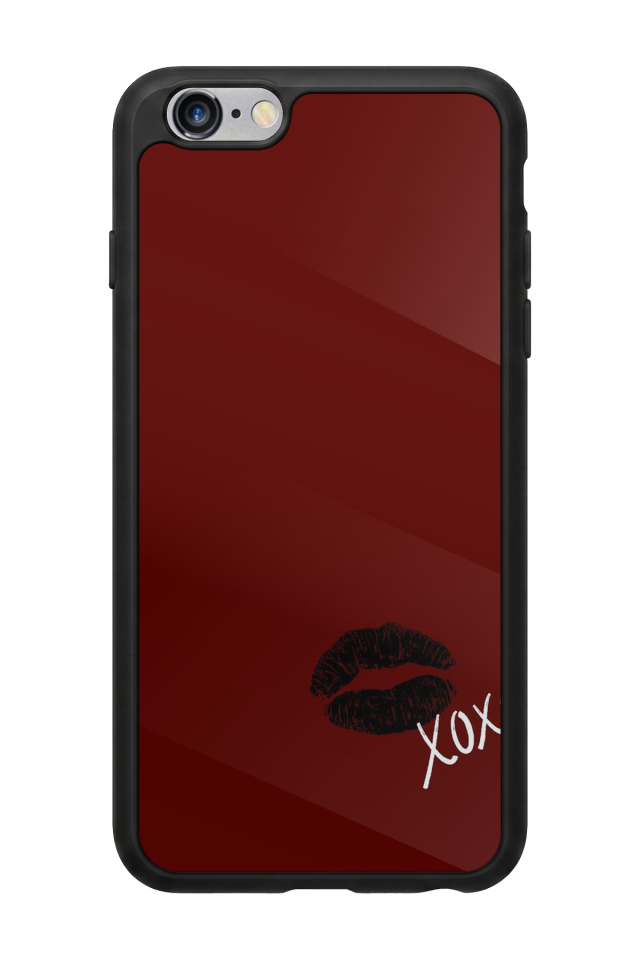 iPhone 6 Plus Uyumlu Kalp Love Tasarımlı Glossy Premium Kılıf