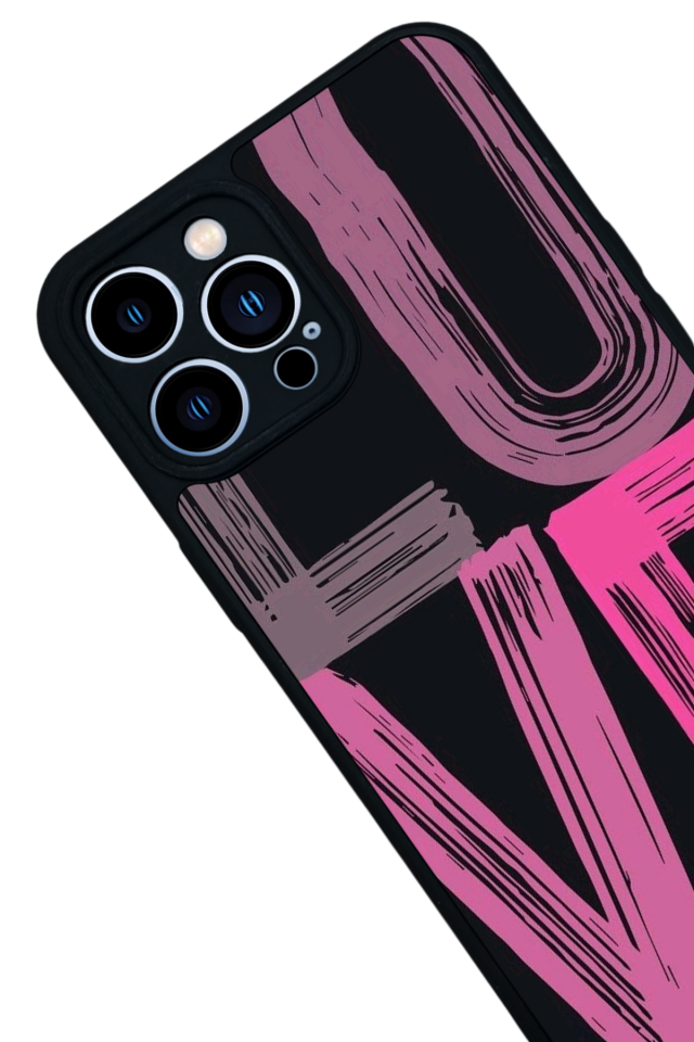 iPhone 12 Pro Max Uyumlu Love Tasarımlı Glossy Premium Kılıf