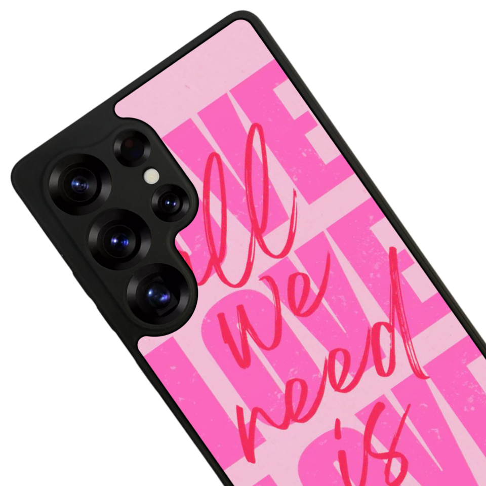 Samsung Galaxy S25 Ultra Uyumlu Love Tasarımlı Glossy Premium Kılıf