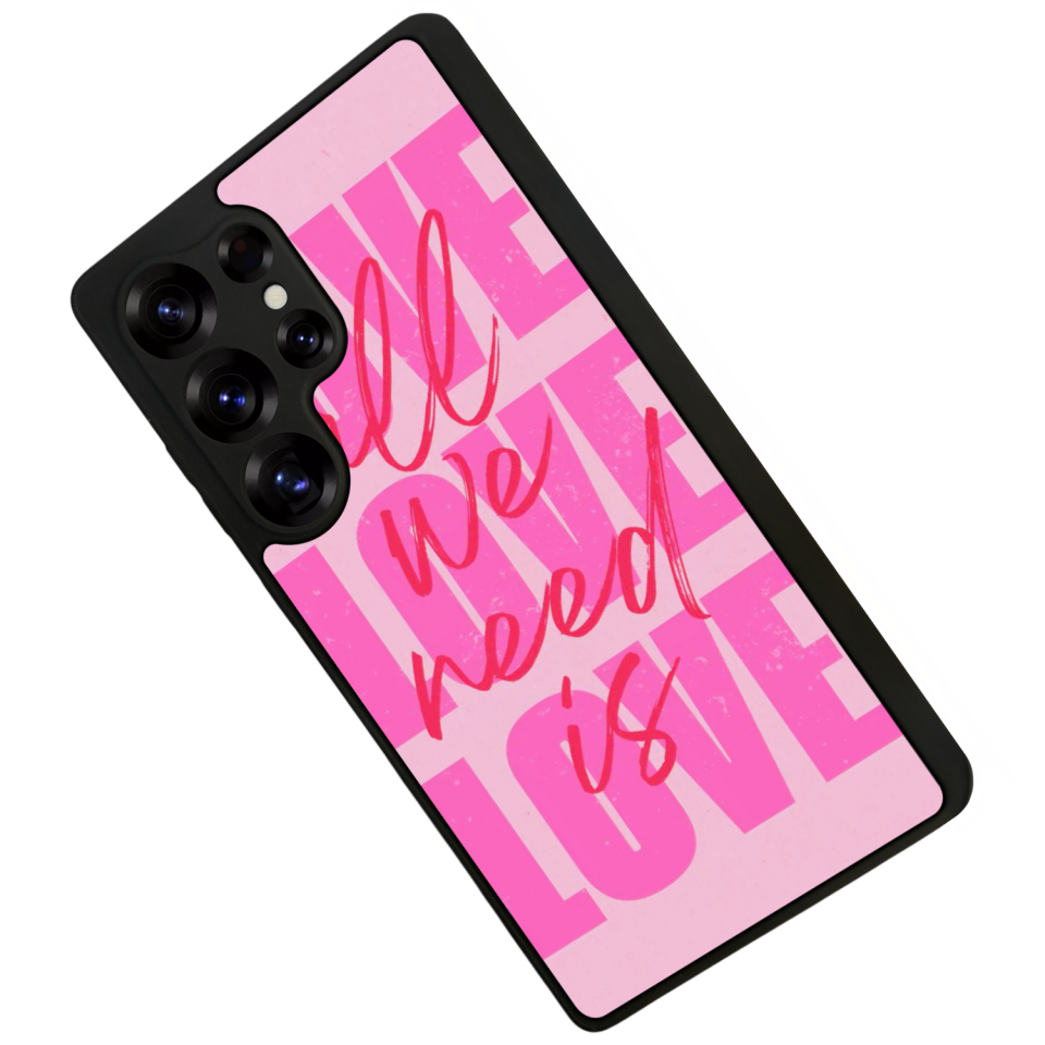Samsung Galaxy S25 Ultra Uyumlu Love Tasarımlı Glossy Premium Kılıf