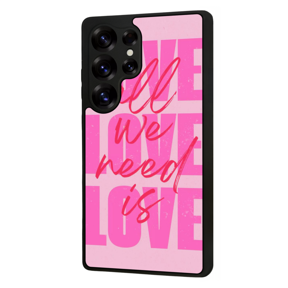 Samsung Galaxy S25 Ultra Uyumlu Love Tasarımlı Glossy Premium Kılıf