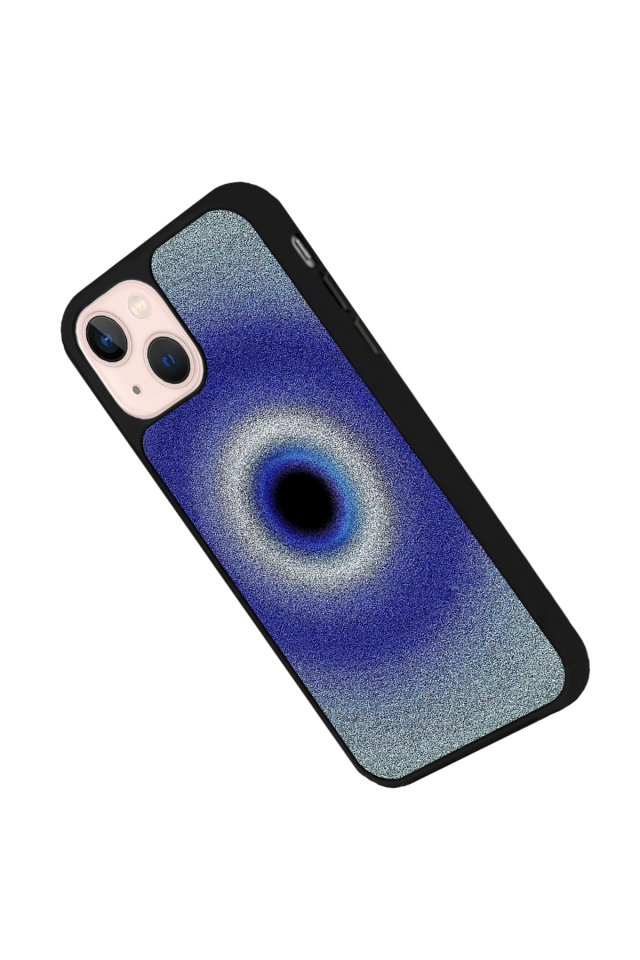 iPhone 14 Plus Uyumlu Nazar Tasarımlı Glossy Premium Kılıf