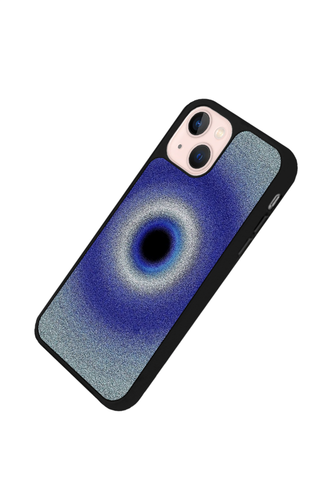 iPhone 14 Plus Uyumlu Nazar Tasarımlı Glossy Premium Kılıf