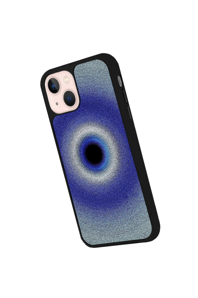 iPhone 14 Plus Uyumlu Nazar Tasarımlı Glossy Premium Kılıf