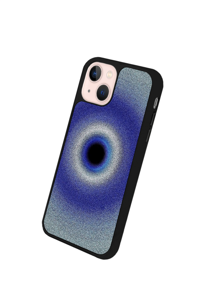 iPhone 14 Plus Uyumlu Nazar Tasarımlı Glossy Premium Kılıf