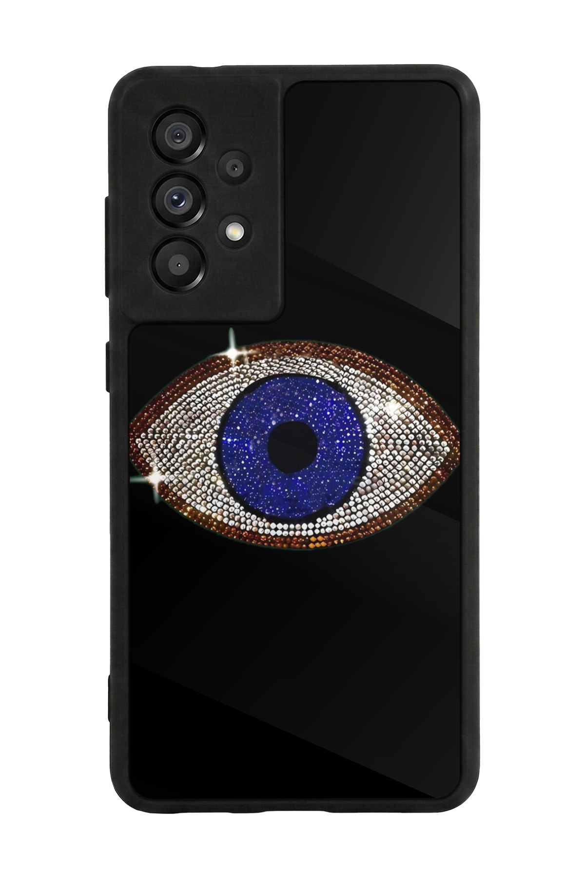 Samsung Galaxy A73 Uyumlu Nazar Tasarımlı Glossy Premium Kılıf