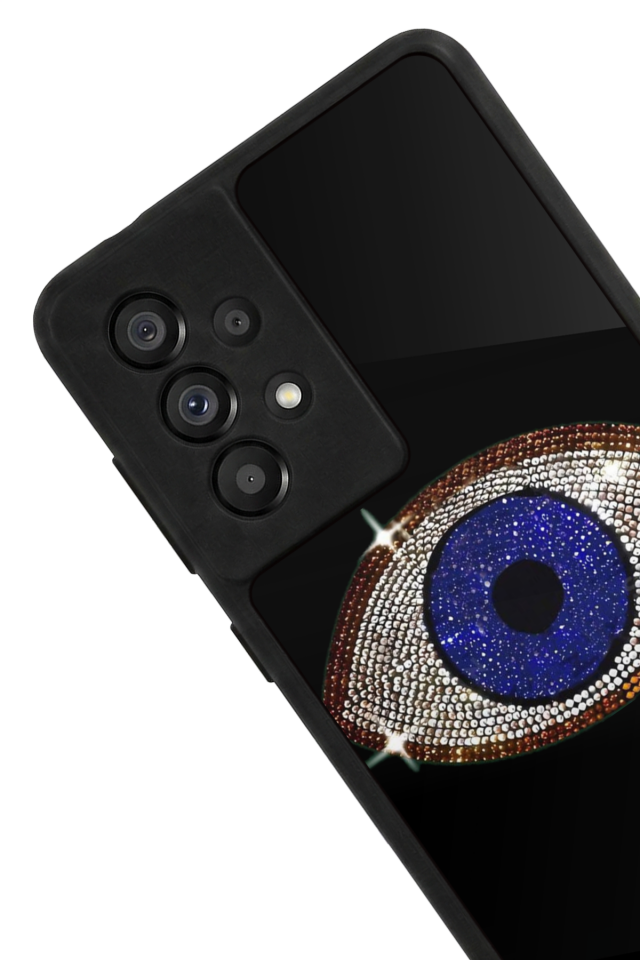 Samsung Galaxy A73 Uyumlu Nazar Tasarımlı Glossy Premium Kılıf