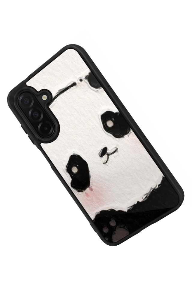Samsung Galaxy A36 Uyumlu Panda Tasarımlı Glossy Premium Kılıf