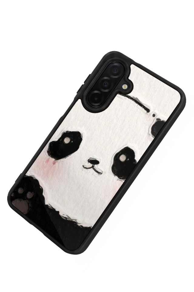 Samsung Galaxy A36 Uyumlu Panda Tasarımlı Glossy Premium Kılıf
