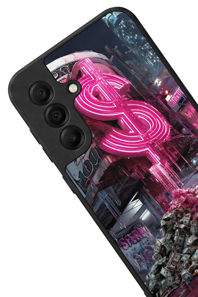 Samsung Galaxy A17 Uyumlu Para Tasarımlı Glossy Premium Kılıf