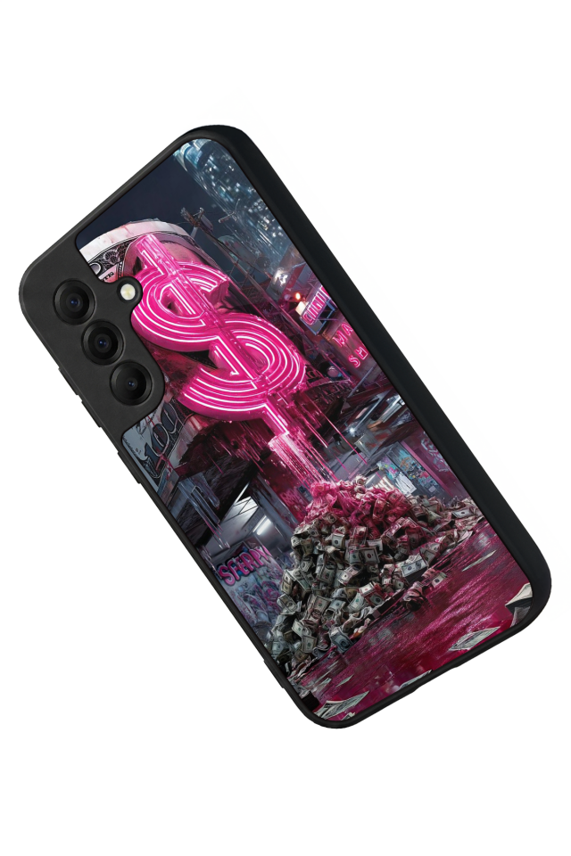 Samsung Galaxy A17 Uyumlu Para Tasarımlı Glossy Premium Kılıf