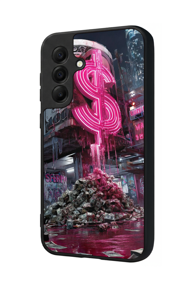 Samsung Galaxy A17 Uyumlu Para Tasarımlı Glossy Premium Kılıf