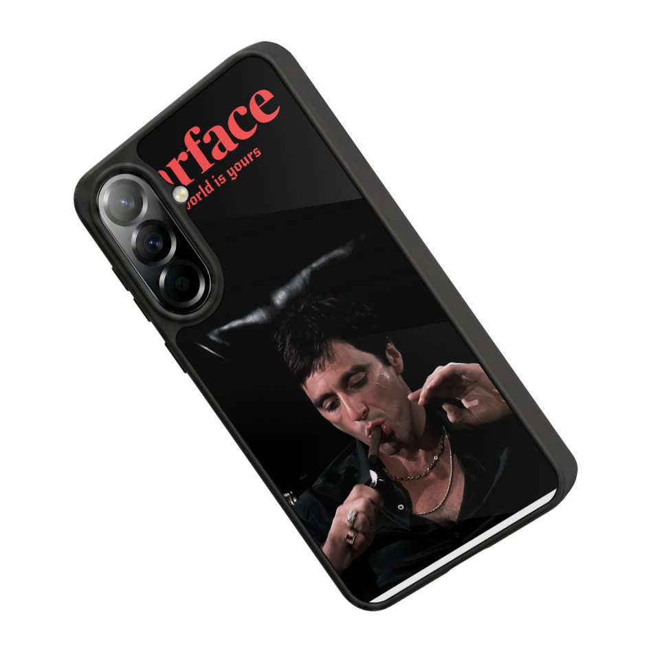 Samsung Galaxy A57 Uyumlu Scarface Tasarımlı Glossy Premium Kılıf