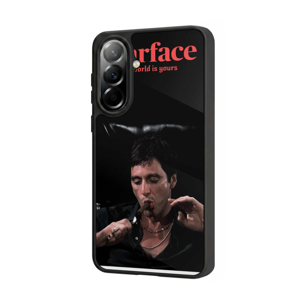 Samsung Galaxy A57 Uyumlu Scarface Tasarımlı Glossy Premium Kılıf