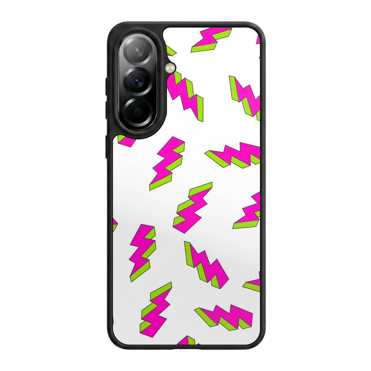 Samsung Galaxy A57 Uyumlu Simsek Tasarımlı Glossy Premium Kılıf