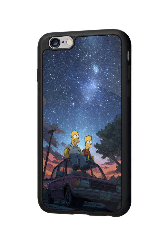iPhone 6s Plus Uyumlu The Simpsons Tasarımlı Glossy Premium Kılıf