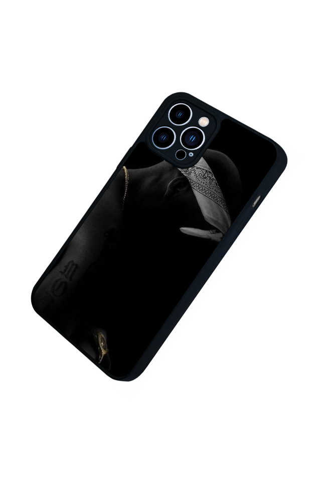 iPhone 13 Pro Max Uyumlu Tupac Tasarımlı Glossy Premium Kılıf