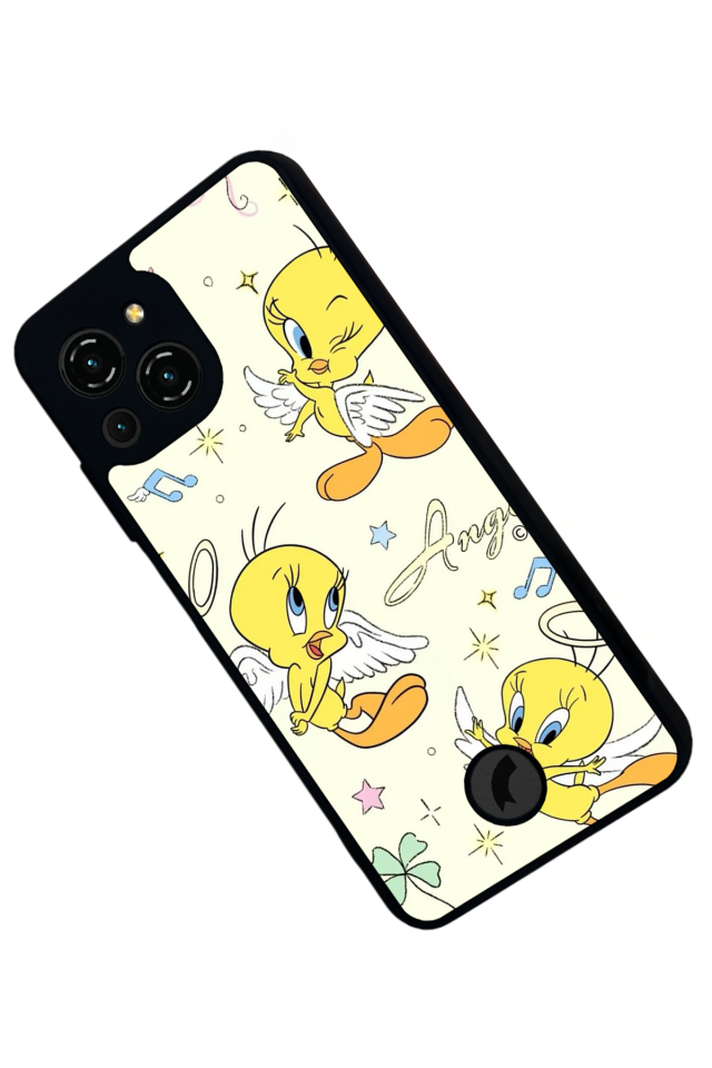 Reeder S23 Pro Max Uyumlu tweety Tasarımlı Glossy Premium Kılıf