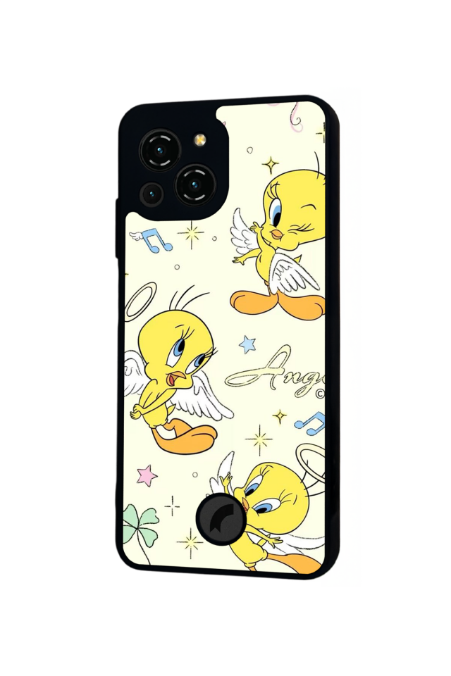 Reeder S23 Pro Max Uyumlu tweety Tasarımlı Glossy Premium Kılıf